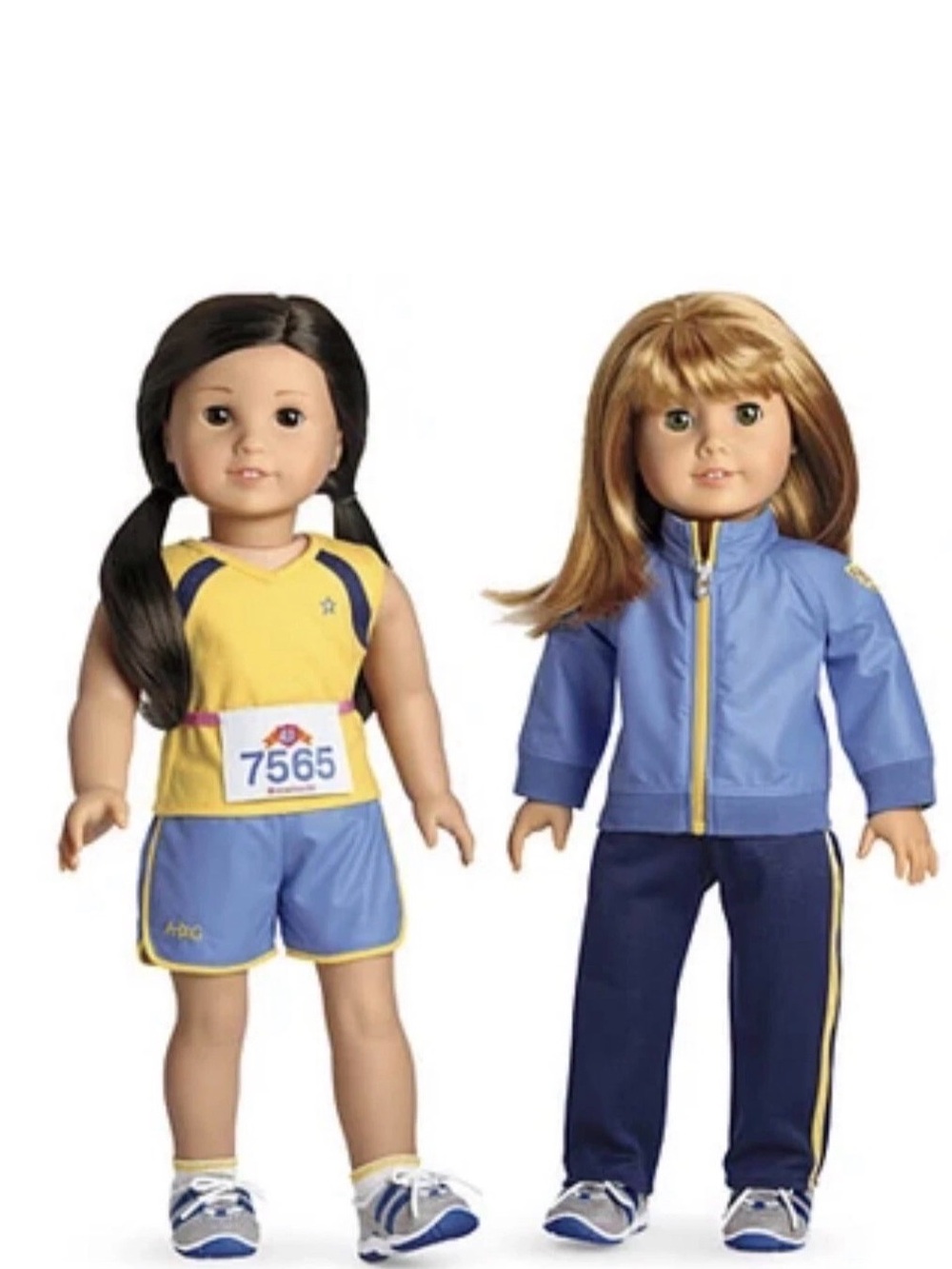 American Girl Doll Clothing Two In One Running Outfit 2010 with charm